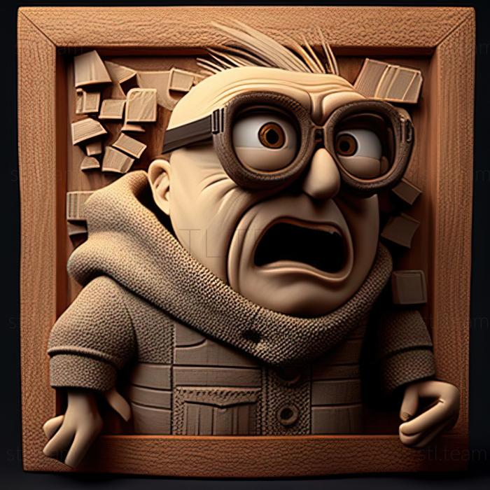 3D model st Dr Nefario FROM Despicable Me (STL)
